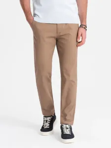 Ombre Clothing Chino Spodnie Brązowy