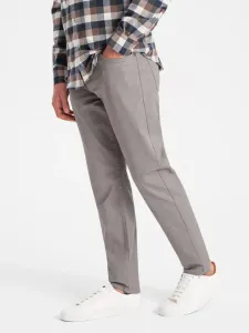Ombre Clothing Chino Spodnie Szary