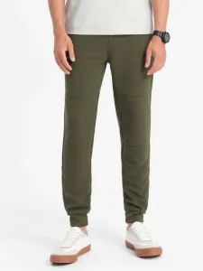 Ombre Clothing Ottoman Spodnie dresowe Zielony #525016