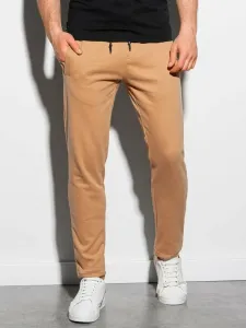 Ombre Clothing Spodnie dresowe Brązowy #514469