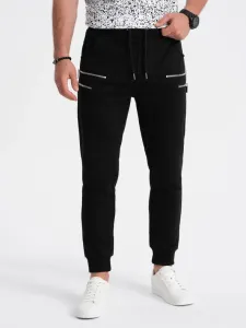 Ombre Clothing Spodnie dresowe Czarny #538817
