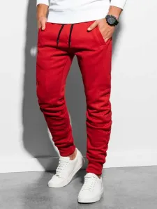 Ombre Clothing Spodnie dresowe Czerwony #505310