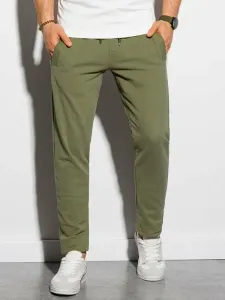 Ombre Clothing Spodnie dresowe Zielony #514445