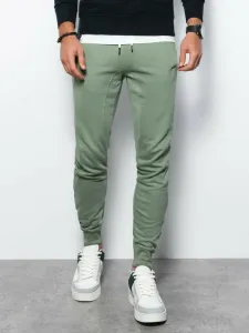 Ombre Clothing Spodnie dresowe Zielony #505339