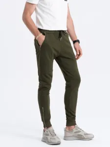 Ombre Clothing Spodnie dresowe Zielony #529335