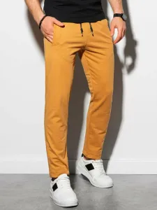 Ombre Clothing Spodnie dresowe Żółty