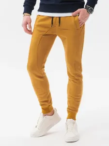 Ombre Clothing Spodnie dresowe Żółty