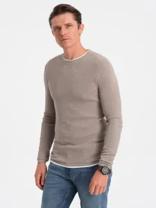 Ombre Clothing Sweter Beżowy #602403