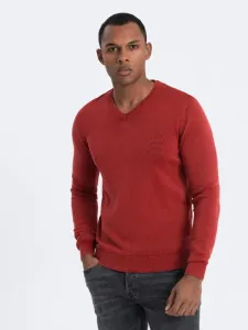 Ombre Clothing Sweter Czerwony #602395