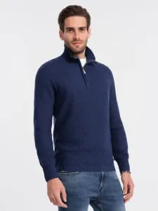 Ombre Clothing Sweter Niebieski #602451