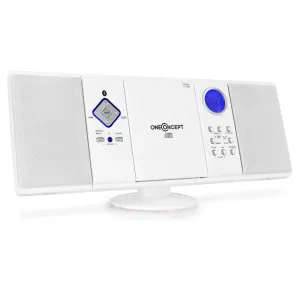 OneConcept V-12-BT, wieża stereo, Bluetooth, FM, USB, SD, kolor biały