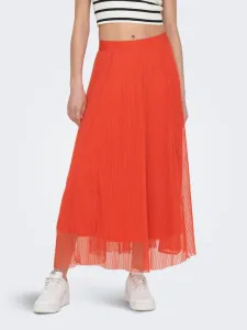 ONLY Lavina Spódnica Pomarańczowy #476144