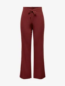 ONLY Tessa Spodnie Czerwony #215422