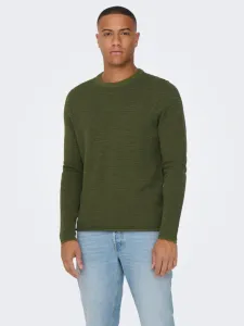 ONLY & SONS Niguel Sweter Zielony #490507