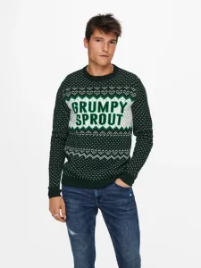 ONLY & SONS X-mas Sweter Zielony #271484