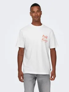 ONLY & SONS Pink Floyd Koszulka Biały #538096