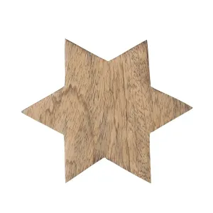 Orion Podstawka drewniana MANGO,  gwiazda