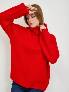 Orsay Sweter Czerwony