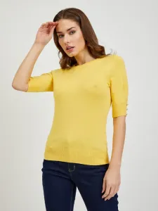 Orsay Sweter Żółty