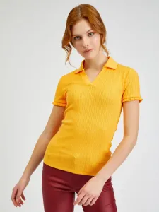 Orsay Polo Koszulka Pomarańczowy