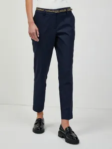 Orsay Chino Spodnie Niebieski #465142