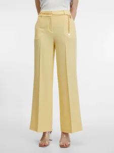 Orsay Spodnie Żółty #619799