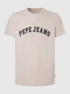 Pepe Jeans Koszulka Beżowy #542674