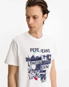 Pepe Jeans Miles Koszulka Biały #289923