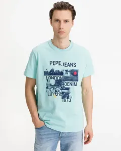 Pepe Jeans Miles Koszulka Niebieski #289921