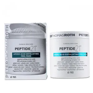 Peptide 21 Amino acid axfoliating pell pads - Peter Thomas Roth Pielęgnacja przeciwstarzeniowa i przeciwzmarszczkowa 60 pcs