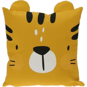 Poduszka dziecięca Safari tour Tiger żółty,  40 x 40 cm