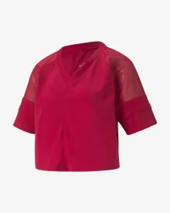 Puma Fashion Luxe Crop top Czerwony #285561