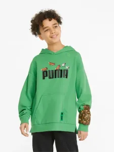 Puma Puma x Minecraft Bluza dziecięca Zielony #253063
