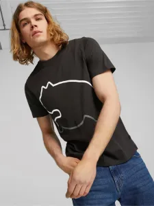 Puma Big Cat Koszulka Czarny #494075