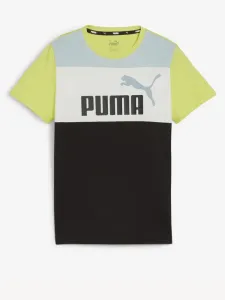 Puma ESS Block Koszulka dziecięce Zielony #586848