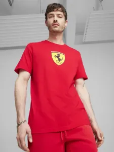 Puma Ferrari Race Big Shld T Clrd Koszulka Czerwony