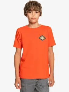 Quiksilver Nineties Son Koszulka dziecięce Pomarańczowy