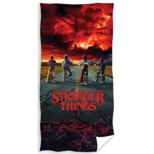 Dziecięcy ręcznik kąpielowy Stranger Things Storm Guards, 70 x 140 cm