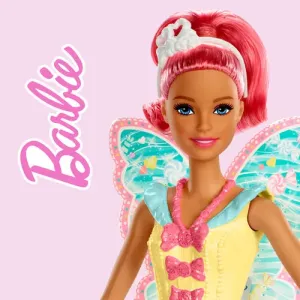 Magiczny ręcznik dziecięcy Barbie Wróżka motyl, 30 x 30 cm
