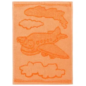 Ręcznik dziecięcy Plane orange, 30 x 50 cm #398523