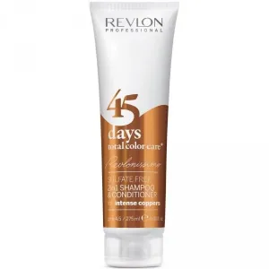 45 days total color care intense coppers - Revlon Szampon 275 ml