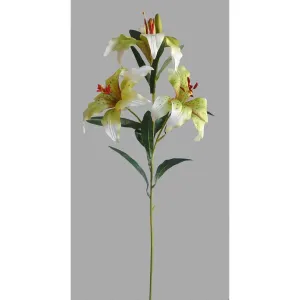 Kwiat sztuczny Lila, biały