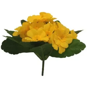 Sztuczny kwiat Pierwiosnek żółty, 24 cm