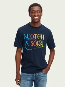 Scotch & Soda Koszulka Niebieski