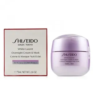 White Lucent Crème & Masque Nuit Eclat - Shiseido Maska 75 ml