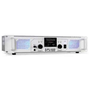 PA wzmacniacz Skytec SPL-1000 USB-SD-MP3 2800W biały