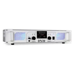 Skytec SPL-700 Wzmacniacz USB-SD-MP3 2000W biały