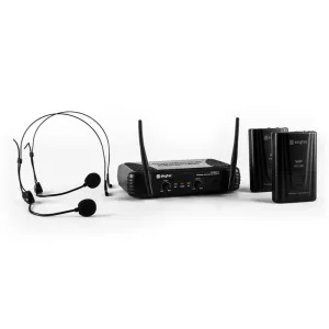 Skytec STWM712H, zestaw mikrofonów bezprzewodowych VHF, 2 x headset