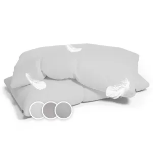 Sleepwise Soft Wonder-Edition, poszewki na poduszki, 2 sztuki, 40 x 80 cm, mikrofibra #92380