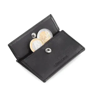 Slimpuro Coin Pocket, kieszeń na monety z ochroną kart RFID, do cienkich portfeli ZNAP 8 i 12, na zatrzask #377155